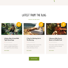 Health and Fitness Coaching WordPress Responsive Website