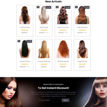 Big Head Hair Boutique Shopify Shopping Website