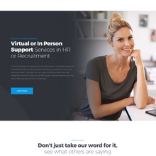 Virtual Assistance WordPress Responsive Website