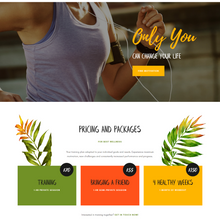 Health and Fitness Coaching WordPress Responsive Website