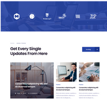 Growing Business Responsive  WordPress Website