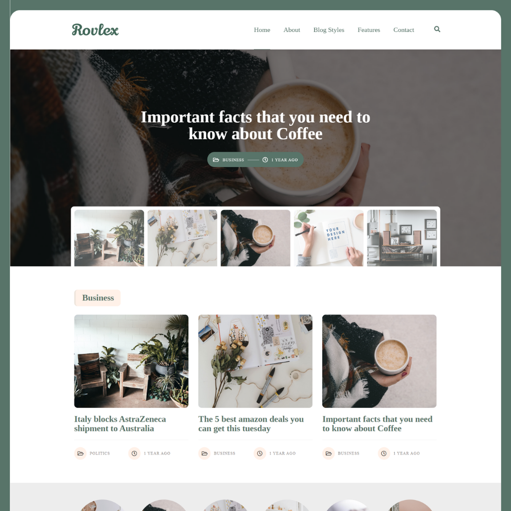 Coffee Talk WordPress Responsive Website
