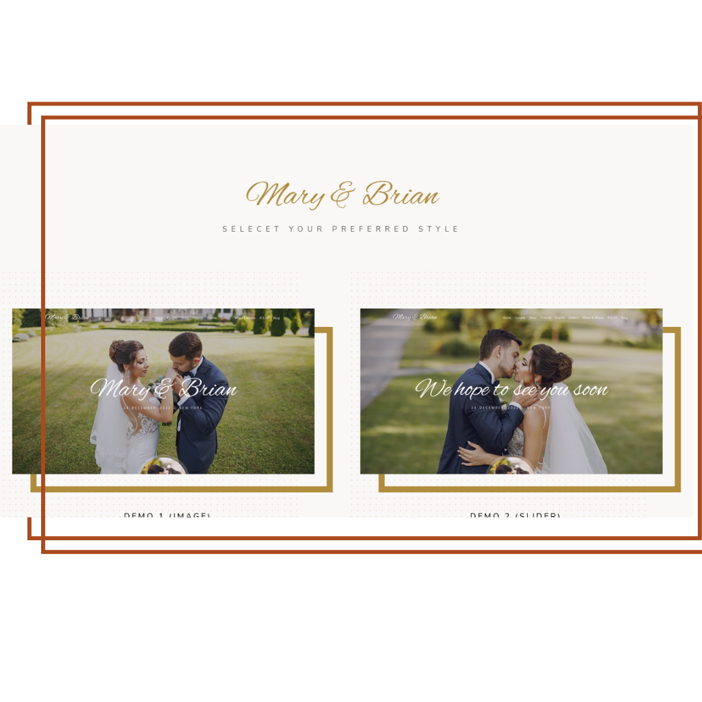 Wedding Style WordPress Responsive Website