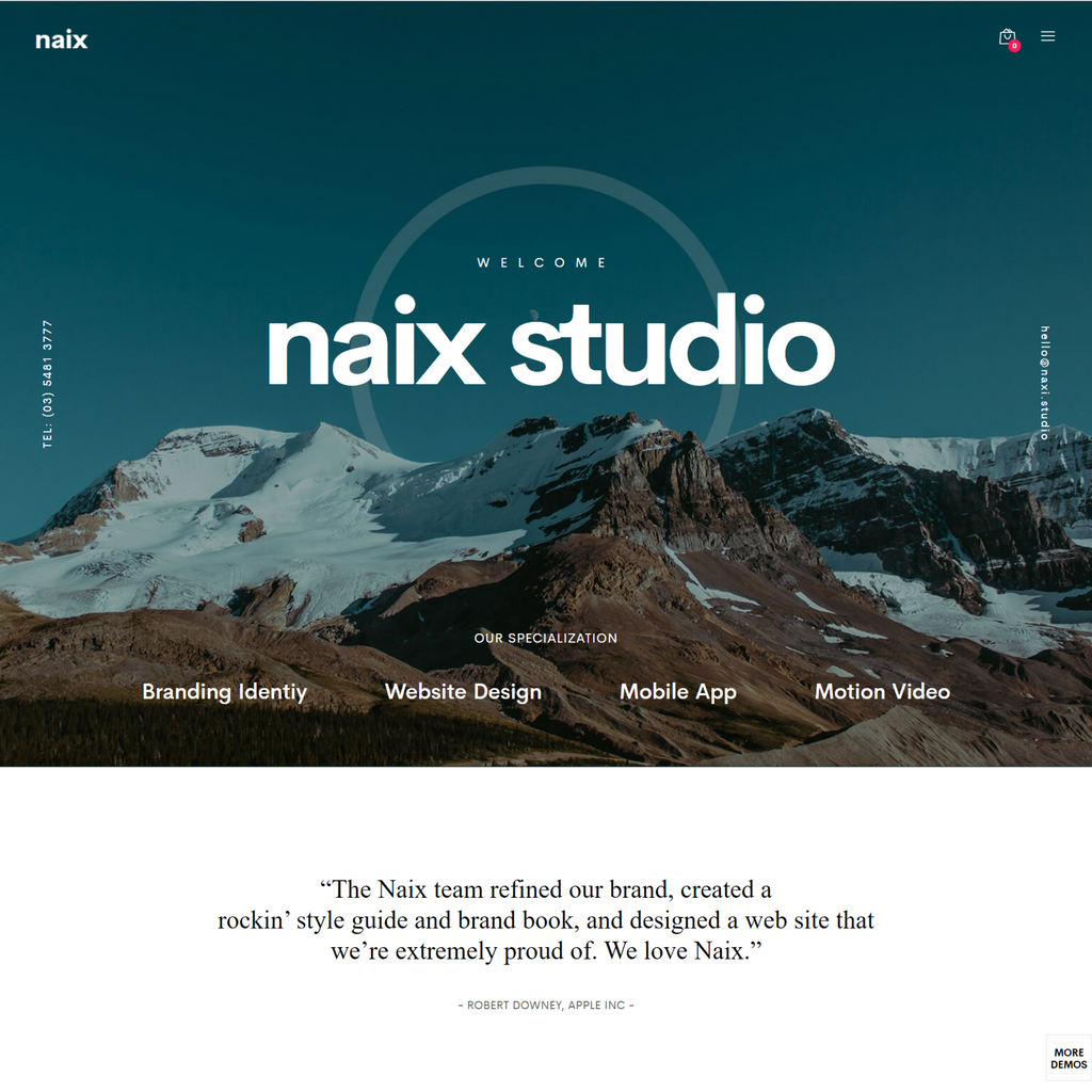 High-Performance Portfolio WordPress Responsive Website