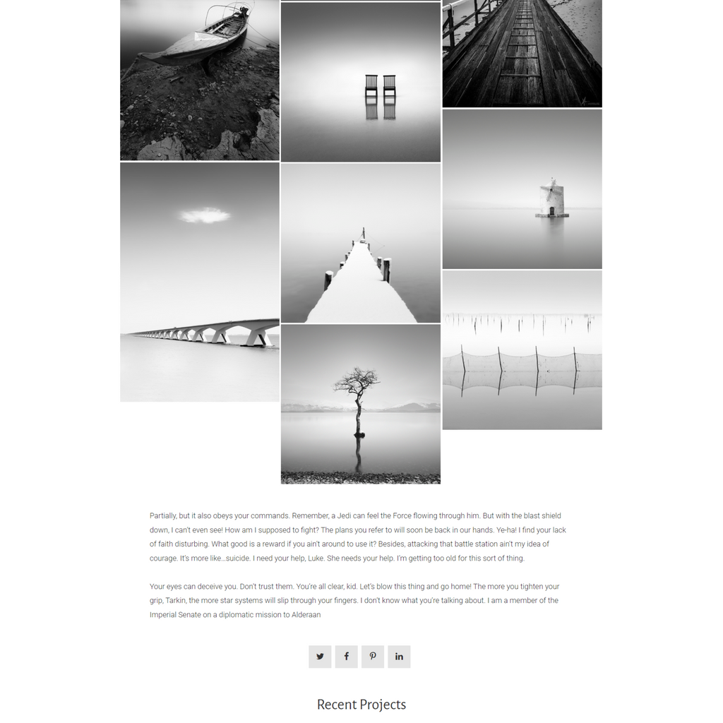 Creative Portfolio and Blog for Agency WordPress Responsive Website