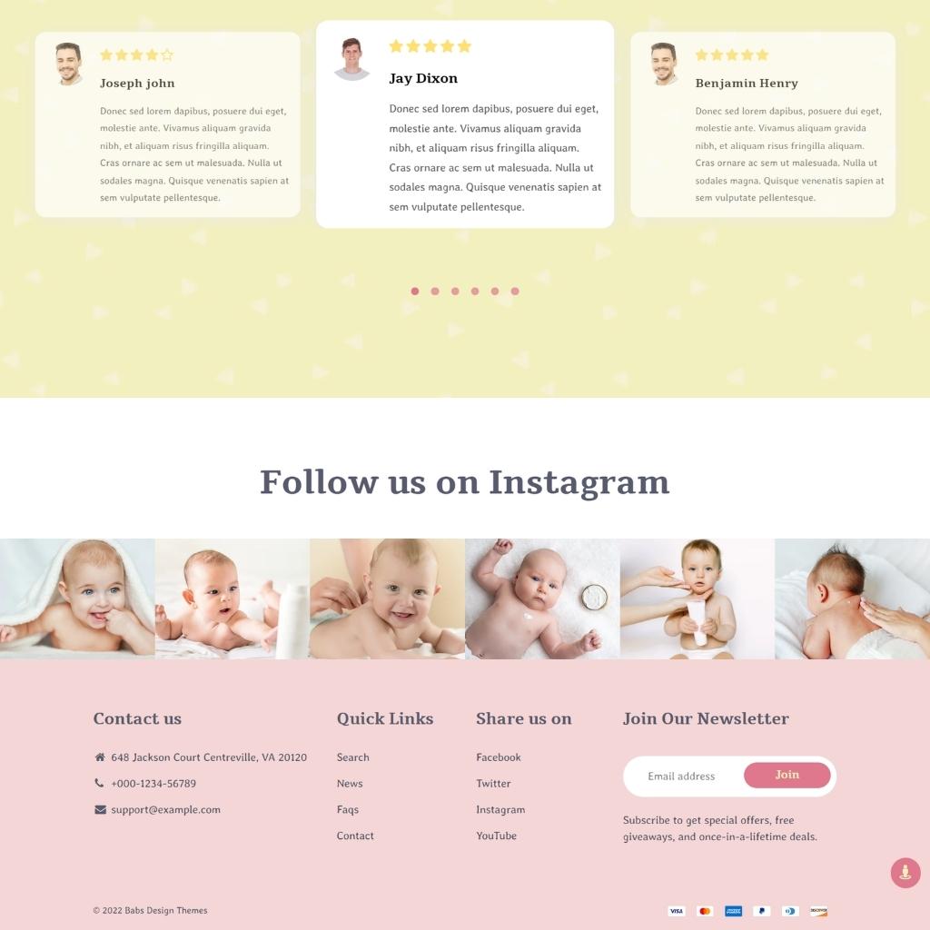 Baby Shop Shopify Shopping Website