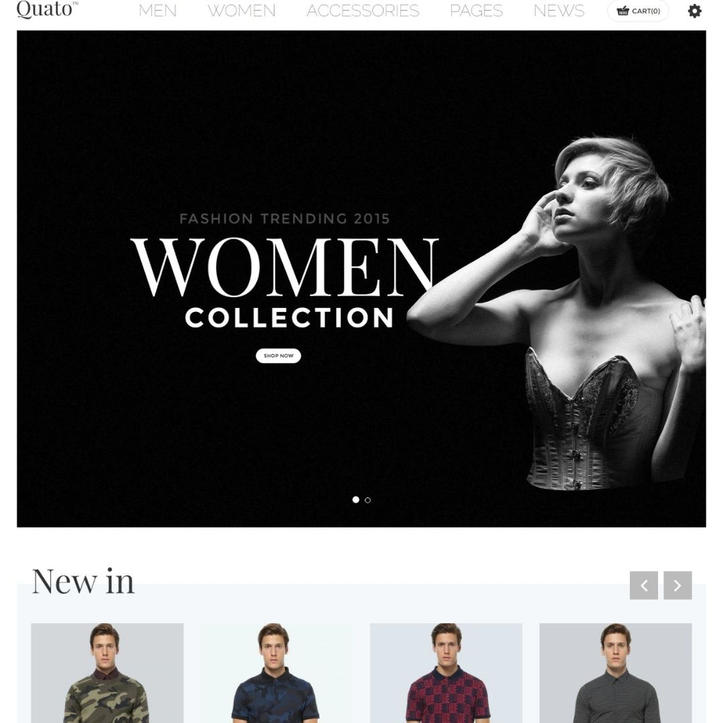Fashion and Clothing E-Commerce Shopify Website