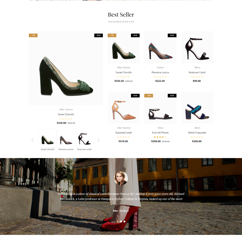 Infinity Sandals Shopify Shopping Website