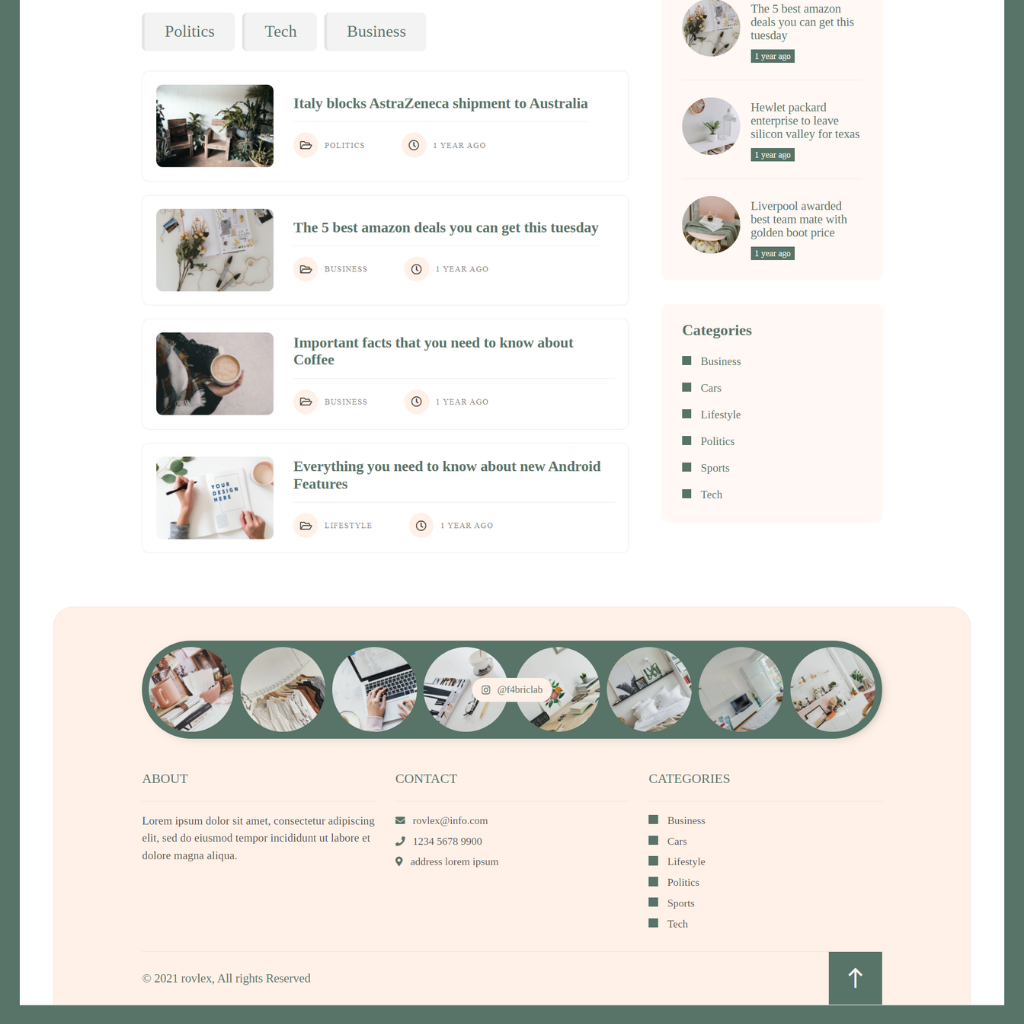 Coffee Talk WordPress Responsive Website