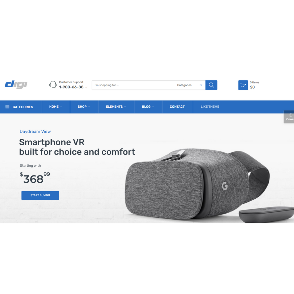 Electronics AJAX WooCommerce WordPress Responsive Website