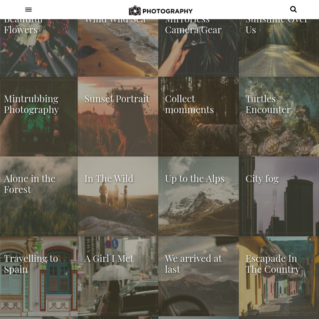 Photography WordPress Responsive Website