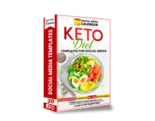 30 Ultimate Keto Diet Social Media Posts Canva Templates