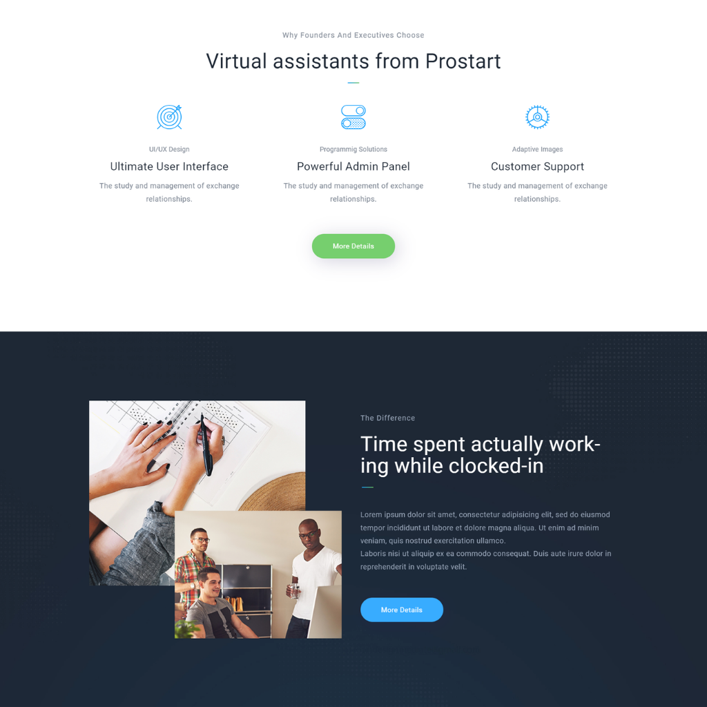Personal Virtual Assistant WordPress Responsive Website