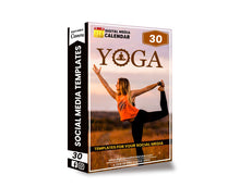 30 Ultimate Yoga Social Media Posts Canva Templates