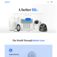Security Camera Shopify Website
