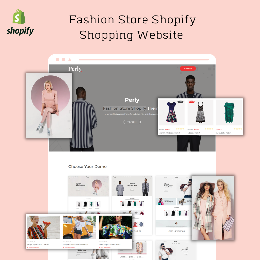 Fashion Store Shopify Shopping Website