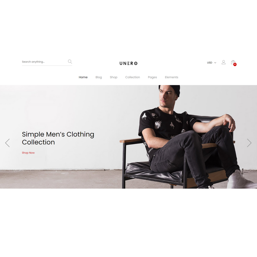 Minimalist WooCommerce WordPress Responsive Website