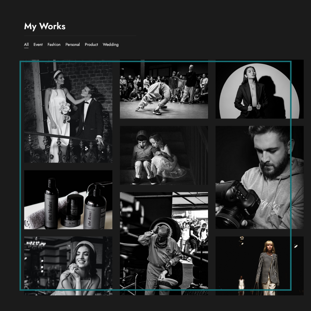 Professional Photography Responshive WordPress Responsive Website