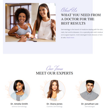 Dermatology Clinic & Cosmetic Center WordPress Responsive Website