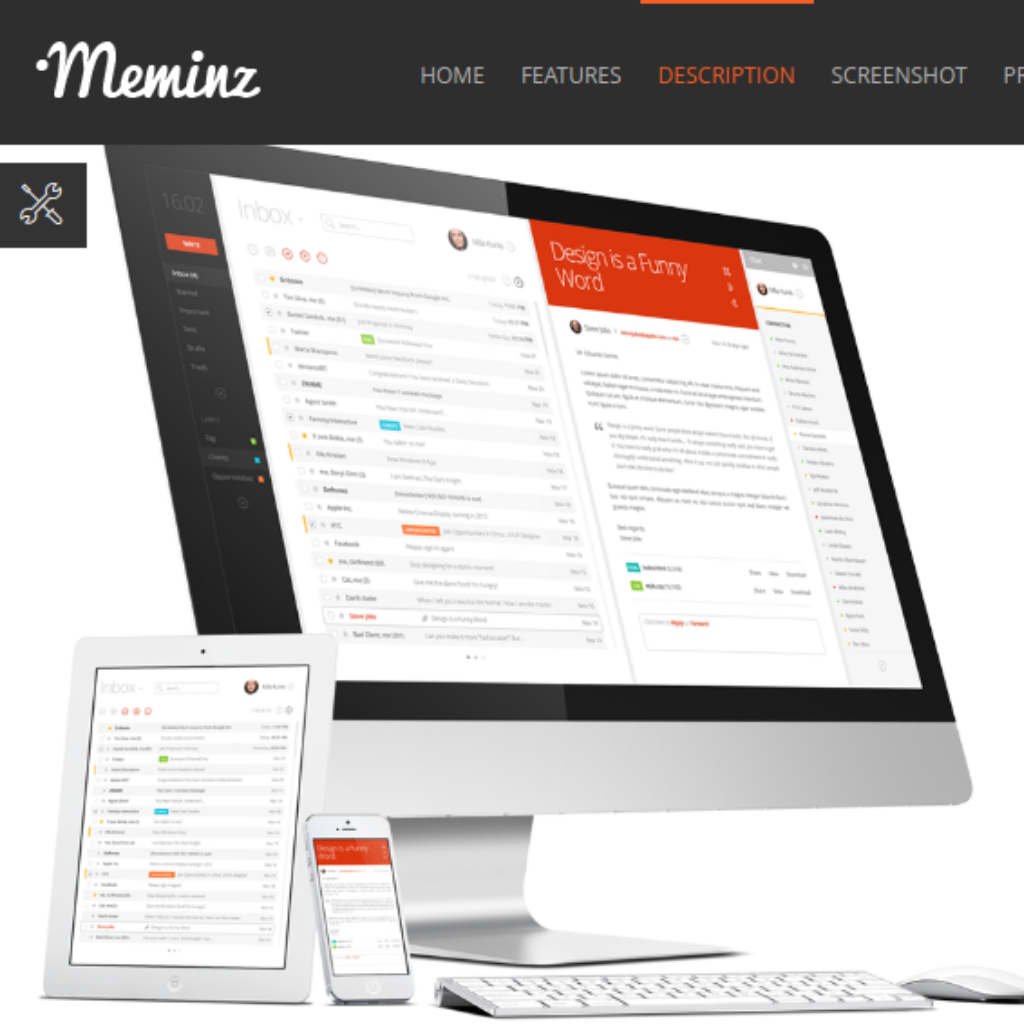 Software Landing Page Responsive WordPress Website