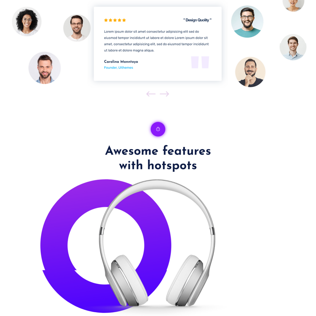 Electronics Product Landing WordPress Website