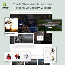 Sports Wear And Accessories Responsive Shopify Website