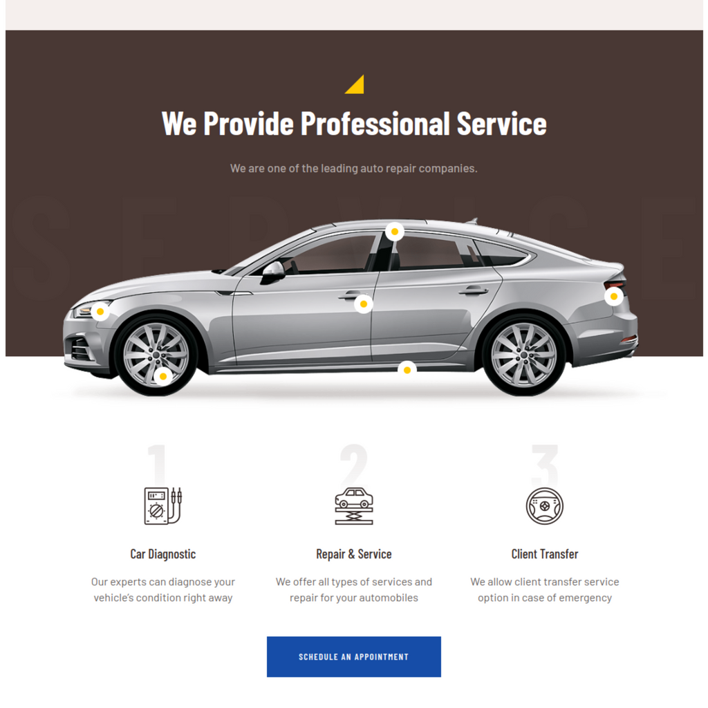 Powerful Automotive WordPress Website