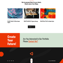 Creative Agency Portfolio WordPress Responsive Website