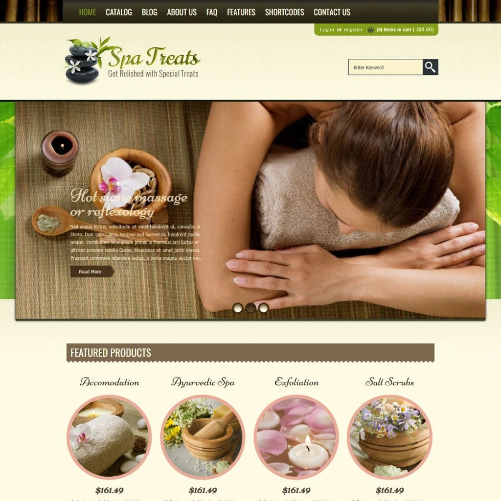 Yoga and Salon Shopify Website