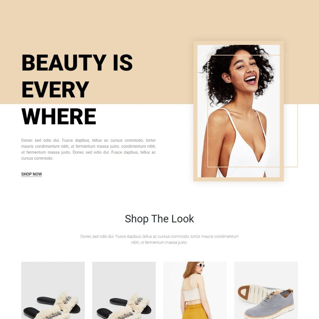 Women Summer Outfit Collection Shopify Website