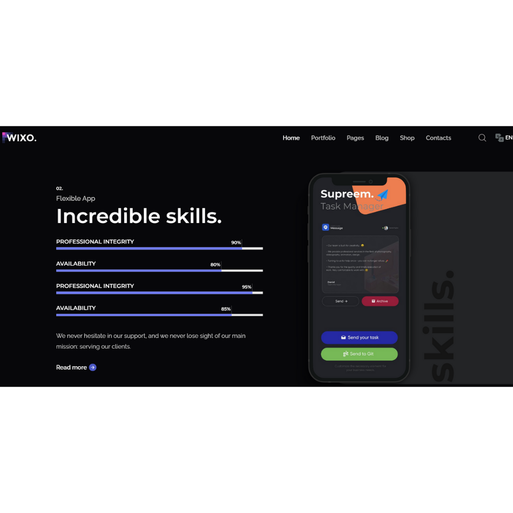 Web Projects WordPress Responsive Website