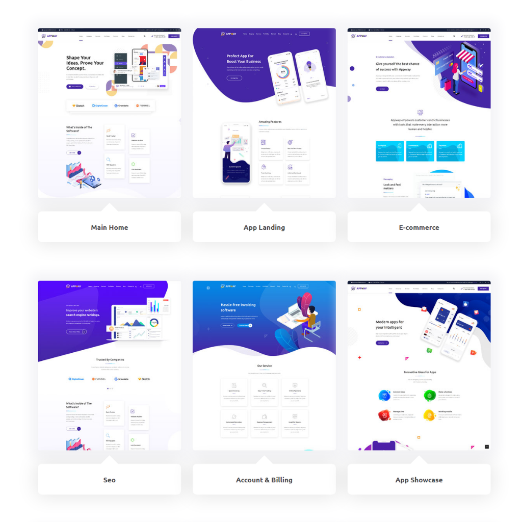 Saas & Startup Multipurpose  WordPress Responsive Website