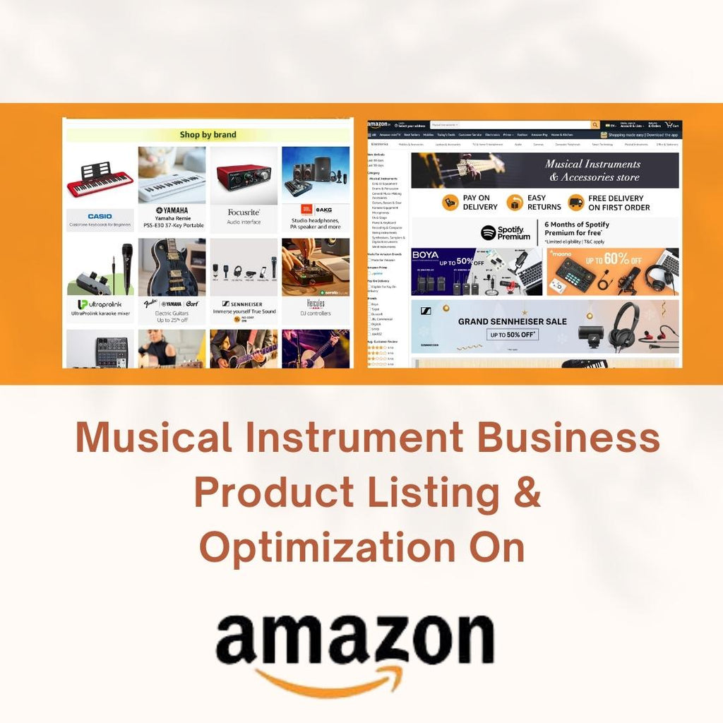 Musical Instrument Business Product Listing & Optimization On Amazon