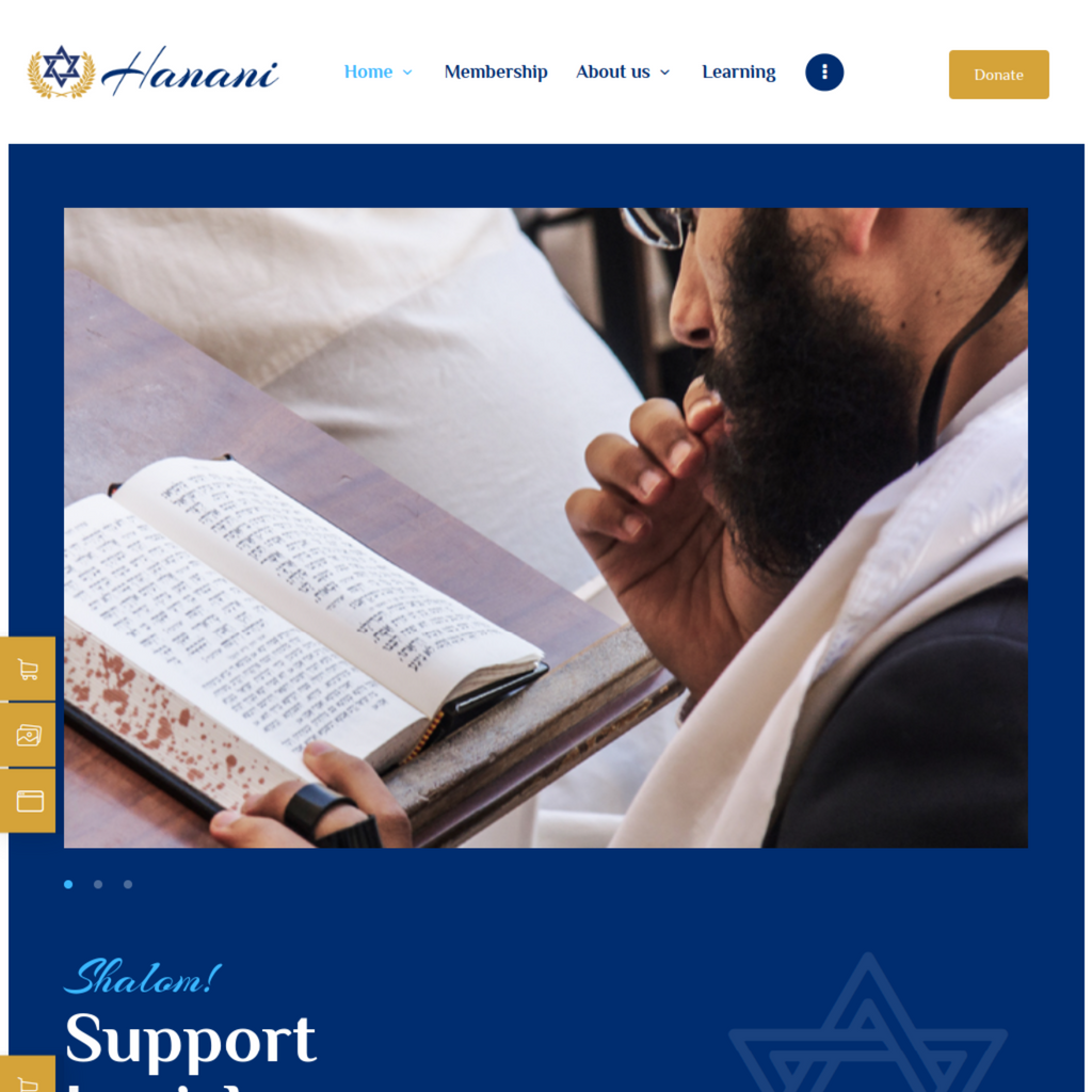 Empowering Jewish Communities WordPress Website