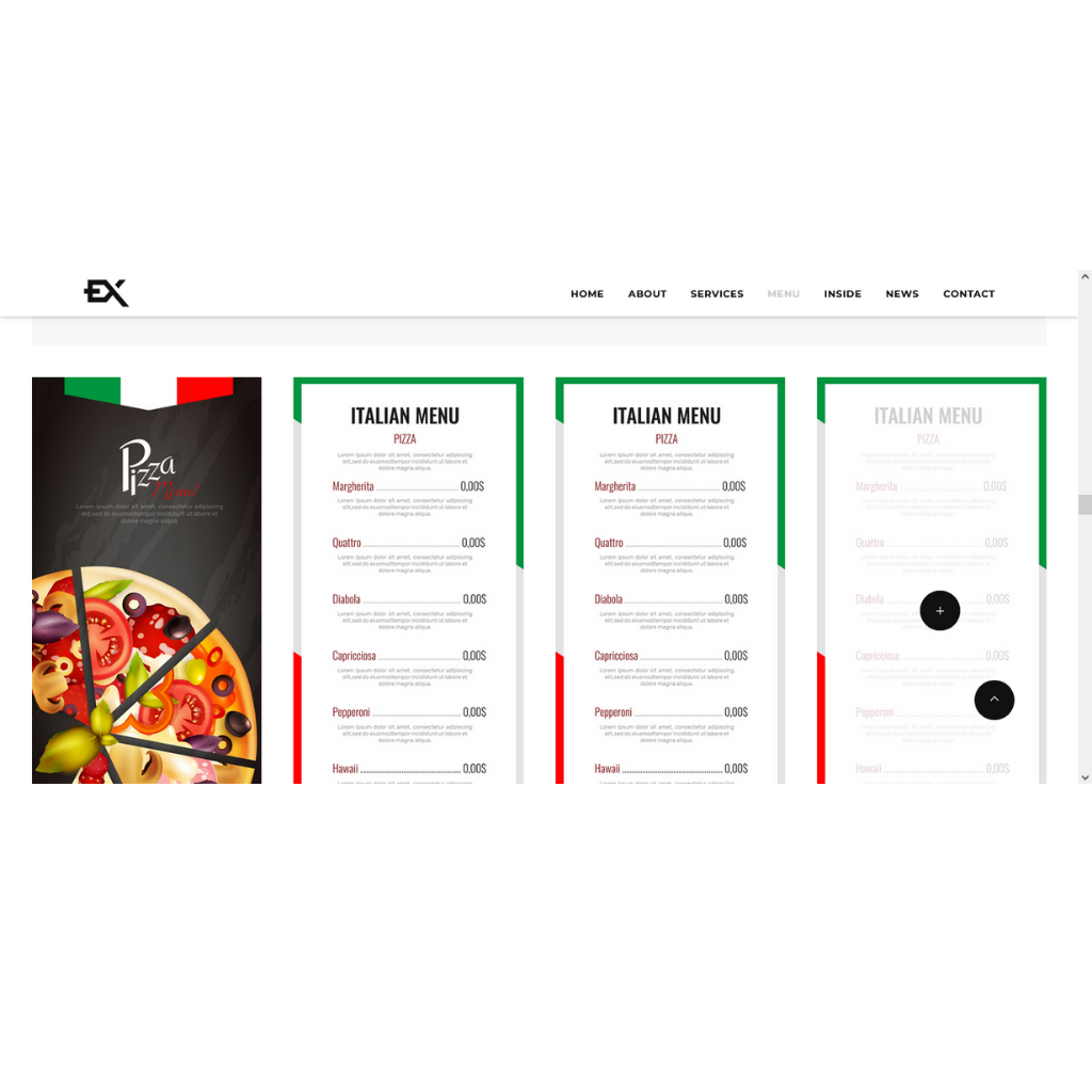 Food Photography WordPress Responsive Website
