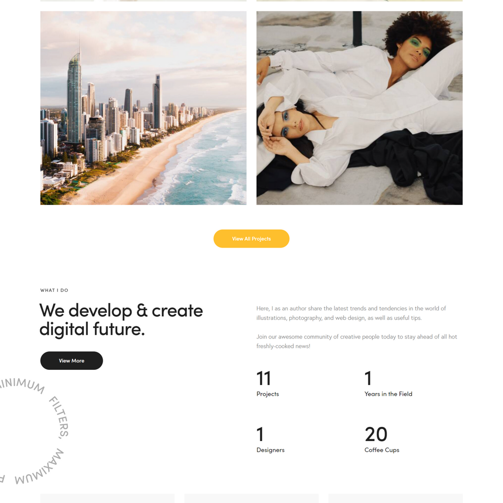 Experience Creative Agency WordPress Responsive Website