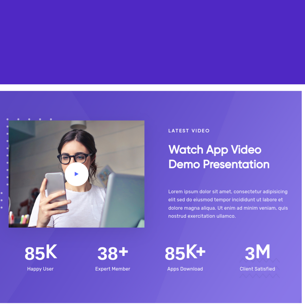 App Landing WordPress Website