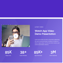 App Landing WordPress Website