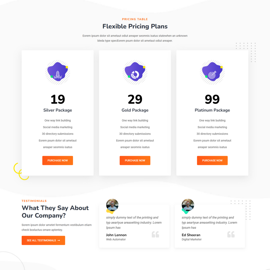 SEO & Marketing WordPress Responsive Website