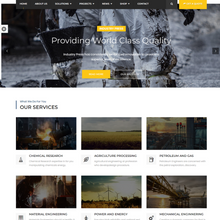 Leading Manufacturing Company WordPress Responsive Website
