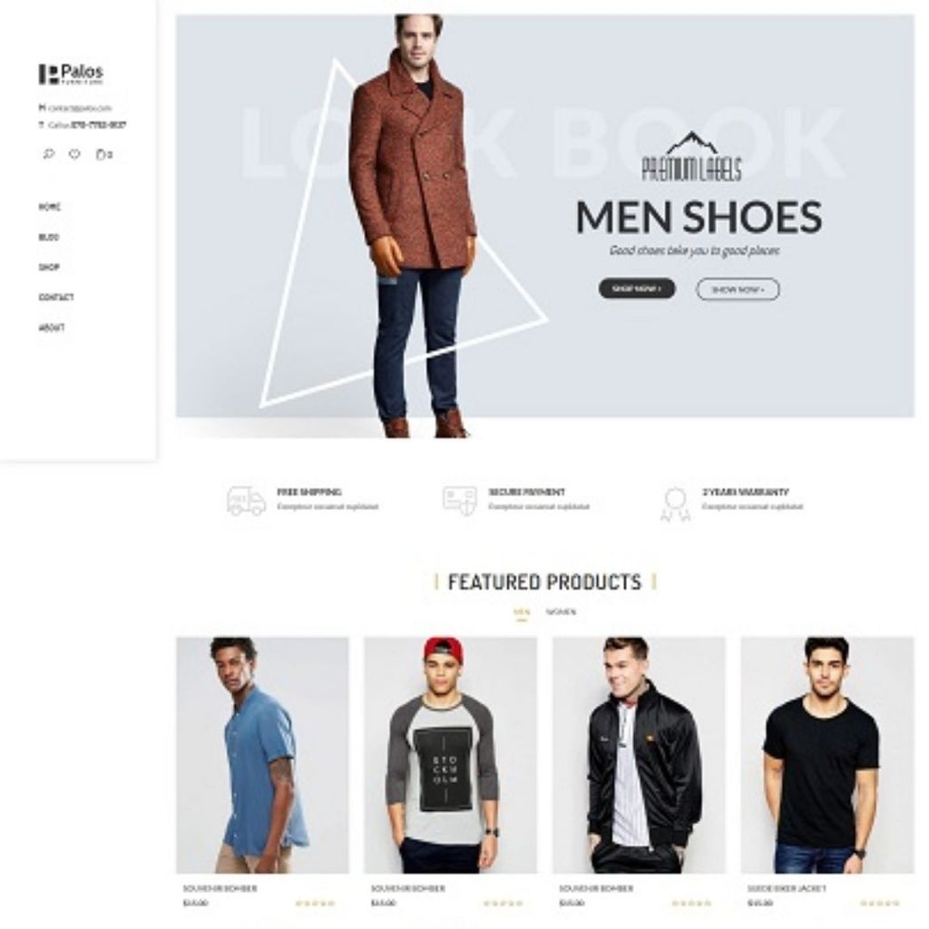 Ecommerce Responsive Shopify Shopping Website