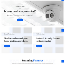 Security Camera Shopify Website
