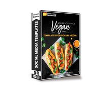 30 Ultimate Vegan Social Media Posts Canva Templates