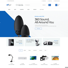Electronics AJAX WooCommerce WordPress Responsive Website