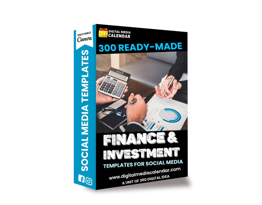 30 Ultimate Finance & Investment Social Media Posts Canva Templates
