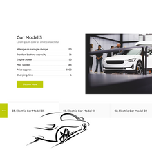 CAR Startup Agency Landing Page WordPress Website