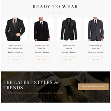 Custome Tailor WordPress Responsive Website