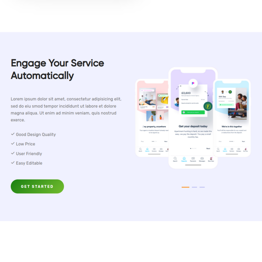 App Landing WordPress Website