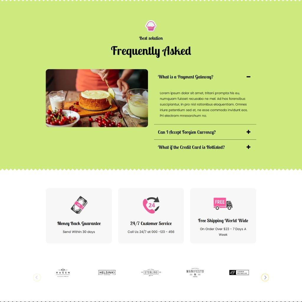 Cake Store Shopify Shopping Website