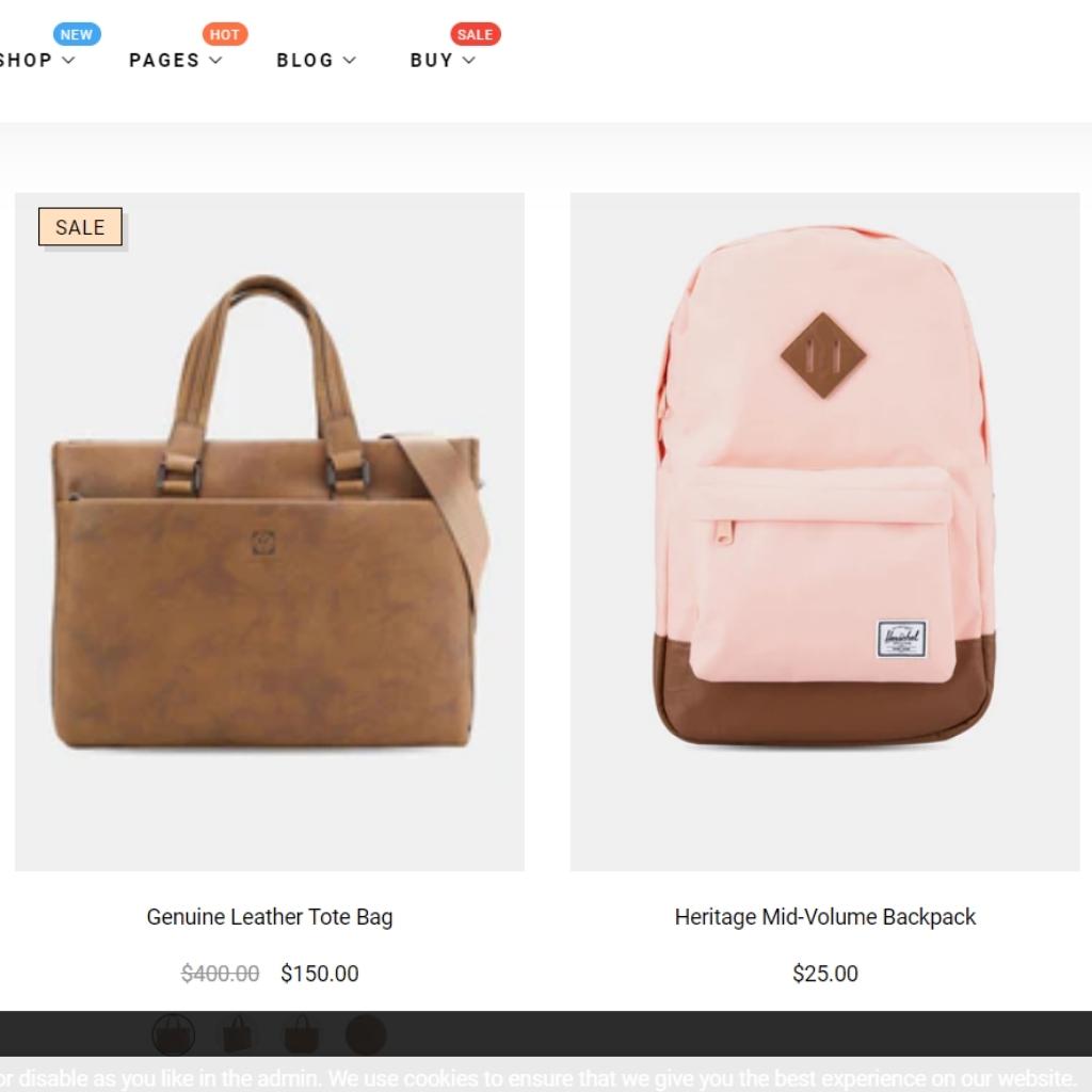 Urban Stock Shopify Shopping Website